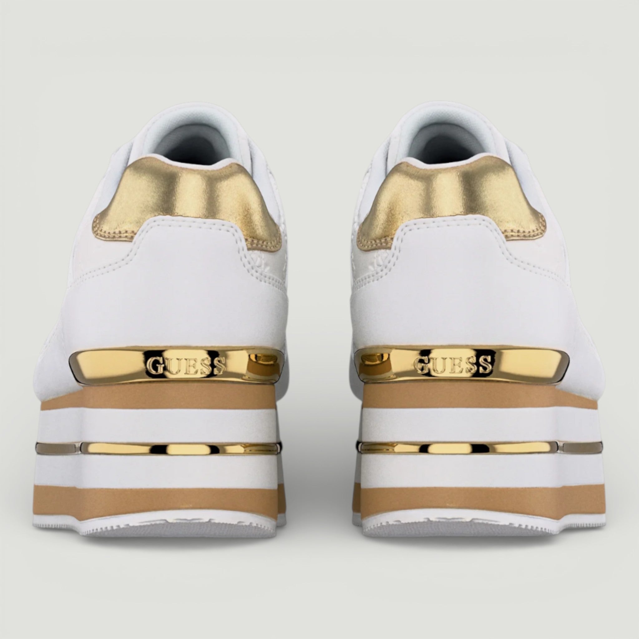 GUESS SNEAKERS HANSIN4 WHITE PLATINO