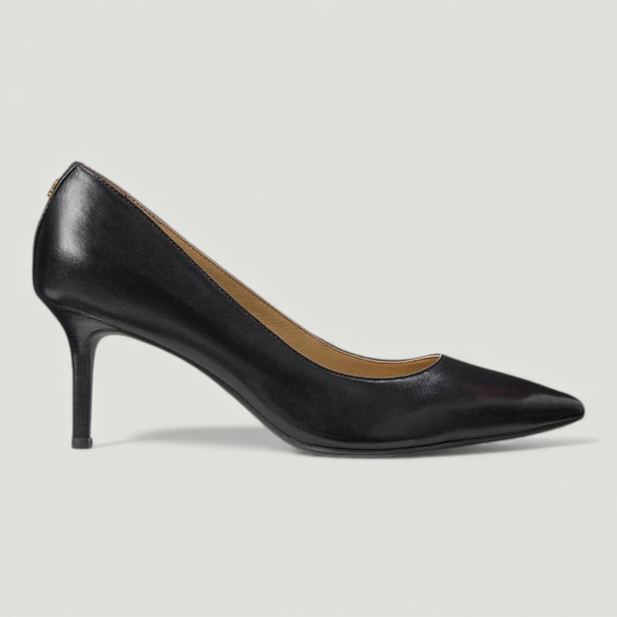 RALPH LAUREN DECOLLETE LANETTE IN PELLE NERO