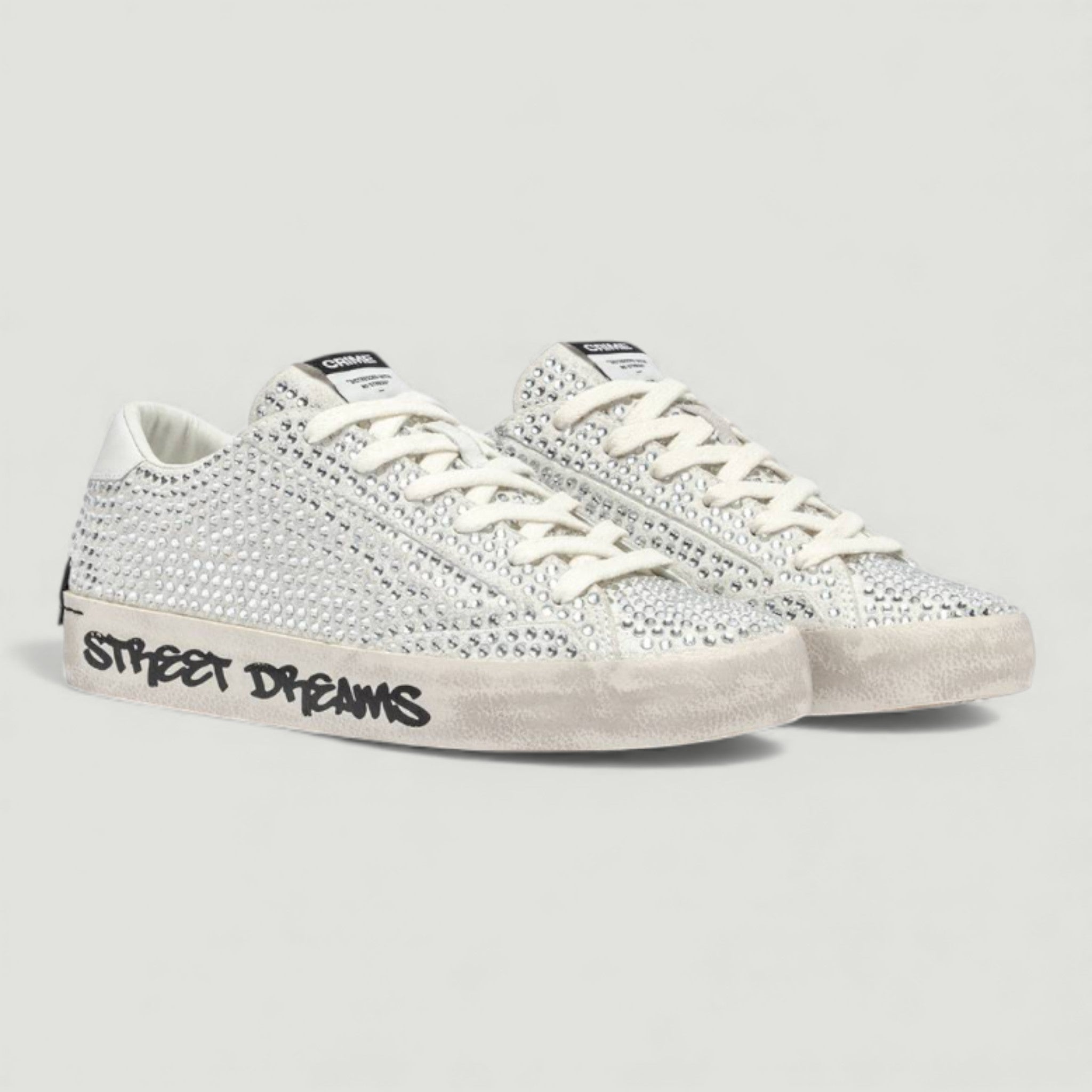 CRIME LONDON DISTRESSED FULL-ON ROCKS SILVER