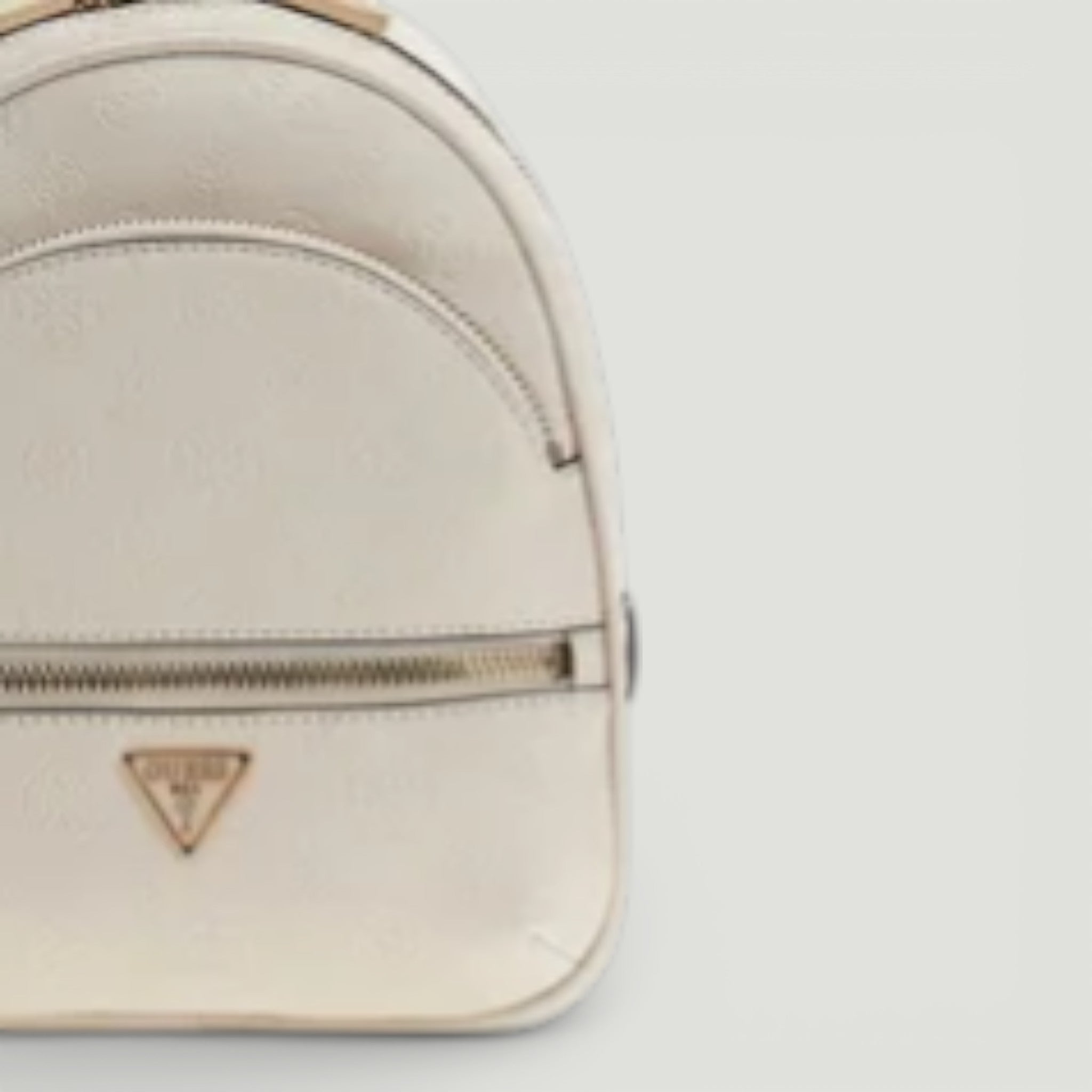 GUESS ZAINO MANHATTAN II LARGE BACKPACK STONE LOGO