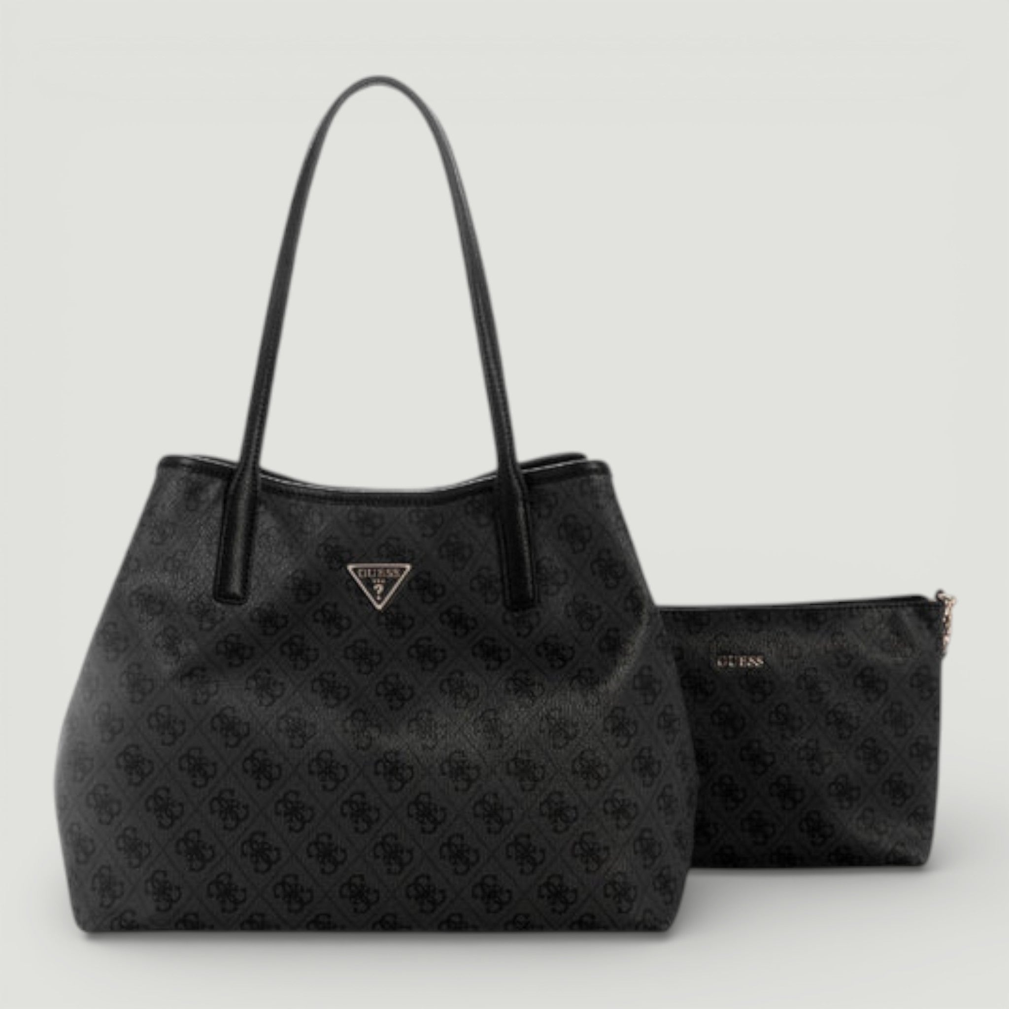 GUESS BORSA VICTTORIA 2 IN 1 TOTE COAL LOGO