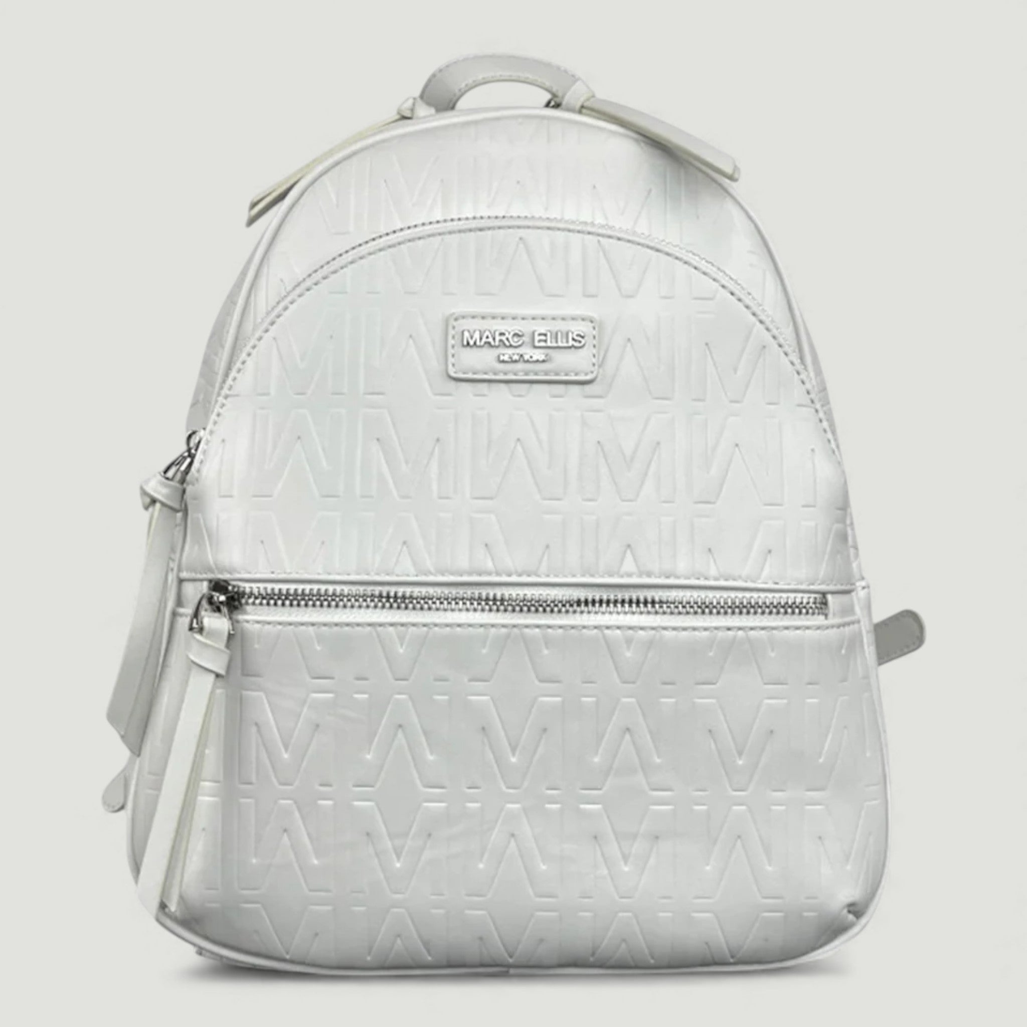 MARC ELLIS NEW YORK BACKPACK WHITE/SILVER