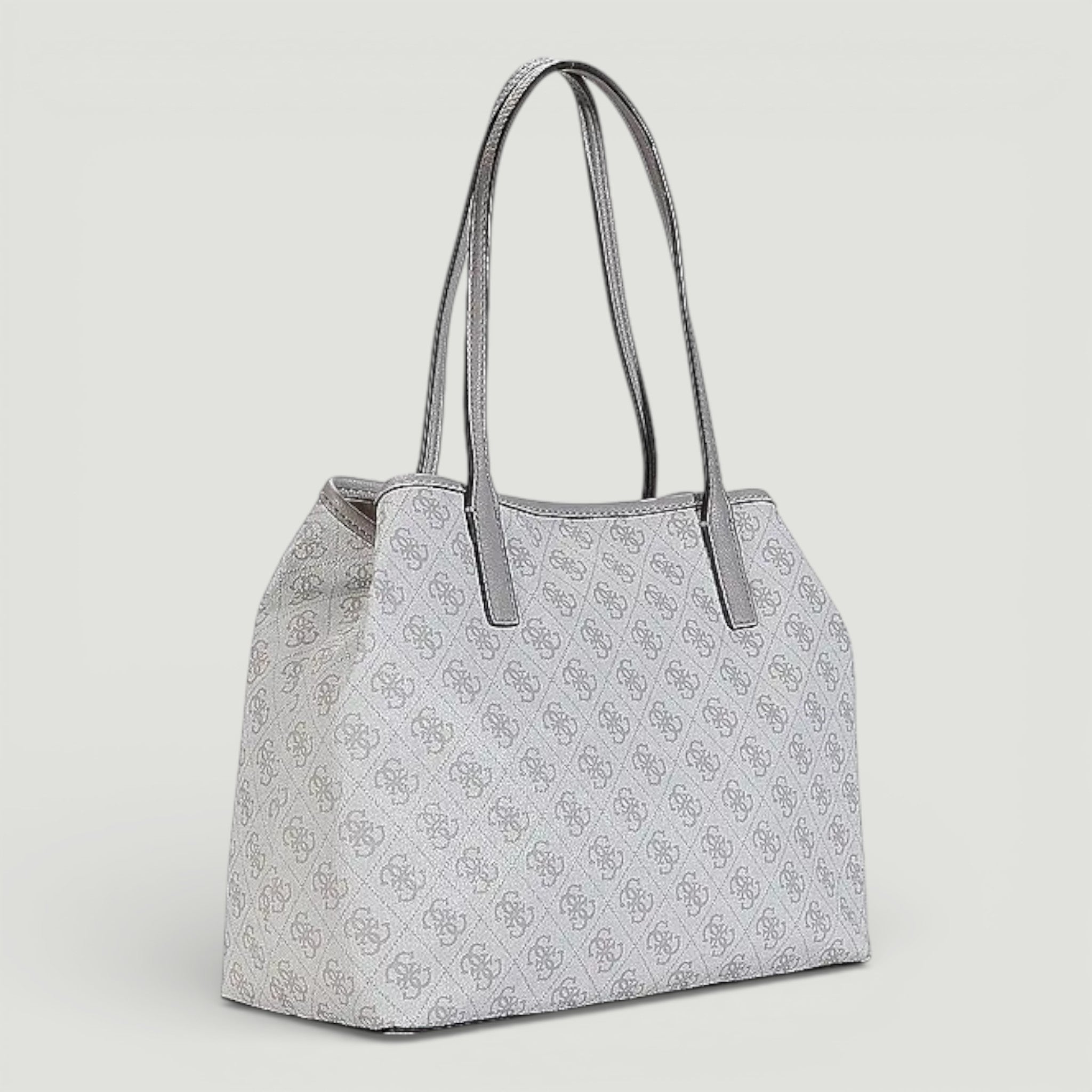 GUESS BORSA VICTTORIA 2 IN 1 TOTE DARK TAUPE LOGO