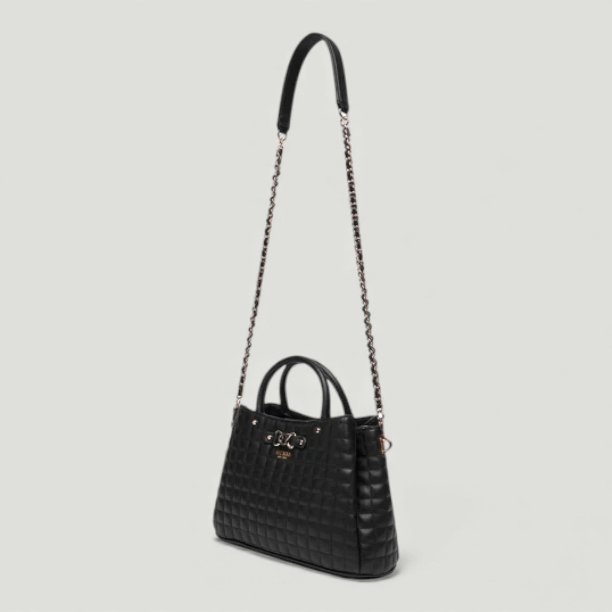GUESS BORSA NADIRA GIRLFRIEND SATCHEL BLACK