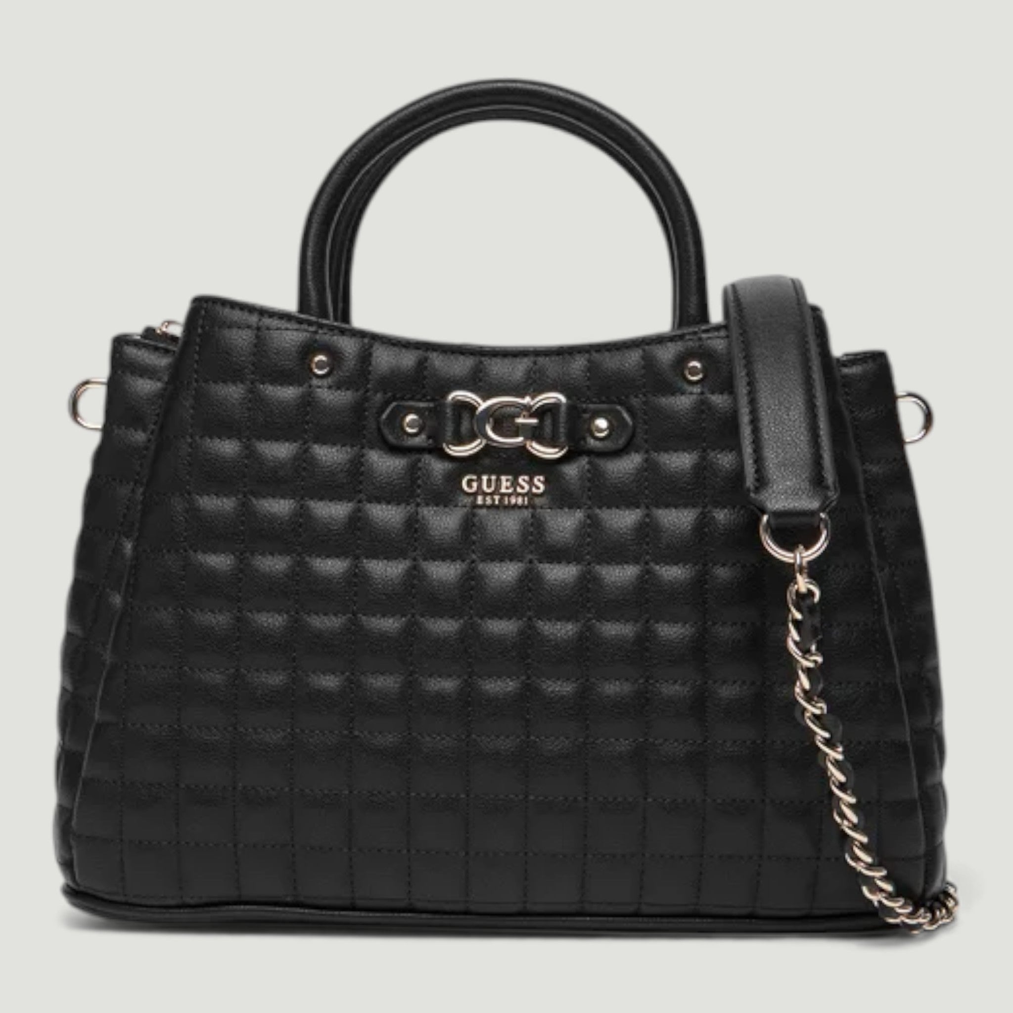 GUESS BORSA NADIRA GIRLFRIEND SATCHEL BLACK