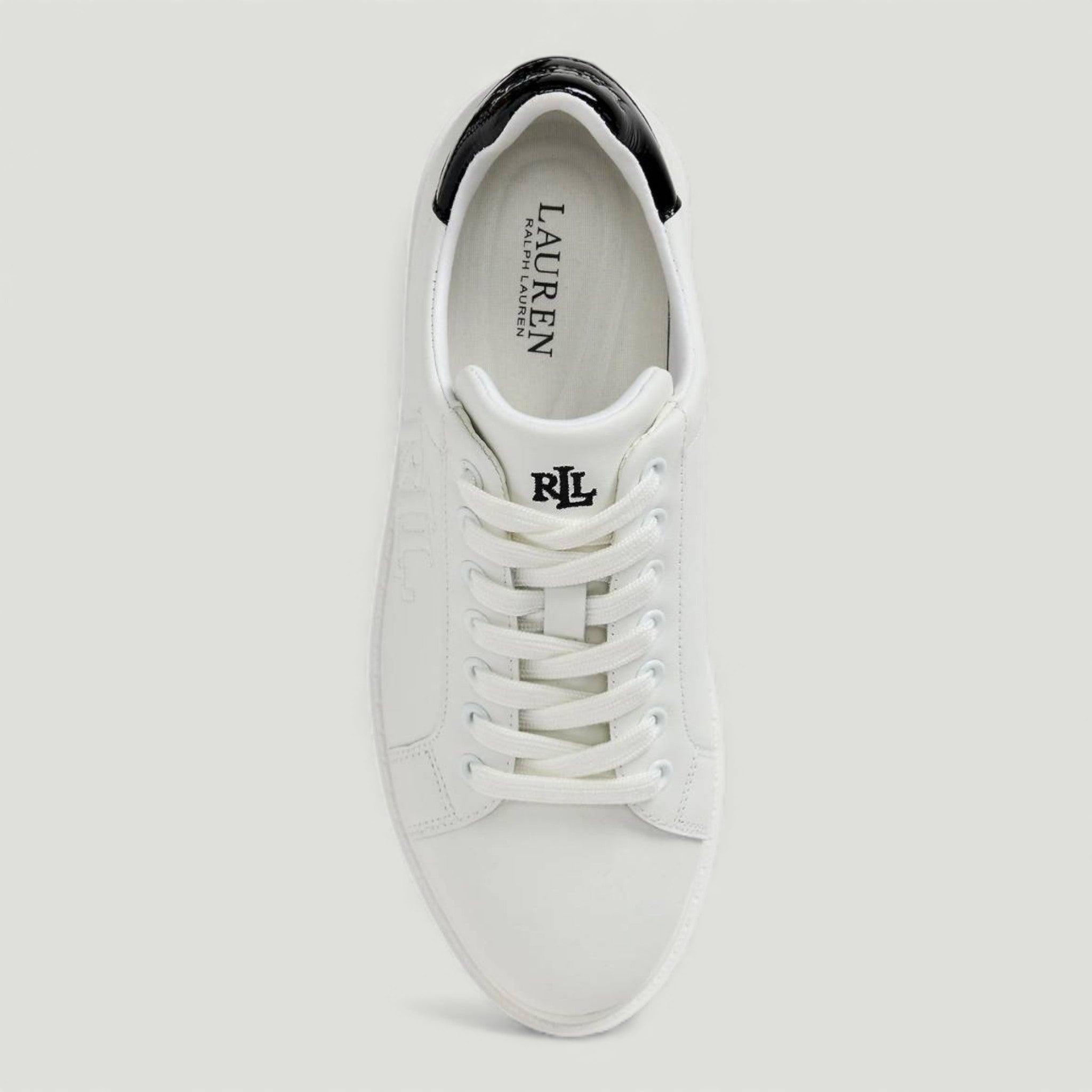 RALPH LAUREN SNEAKERS AINSLEY SNOW WHITE/BLACK